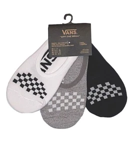 Vans Off The Wall No Show or Crew Socks 2-3 Pair PKG Girls 1-6 /Womens 6-10/9-13 - Picture 1 of 26