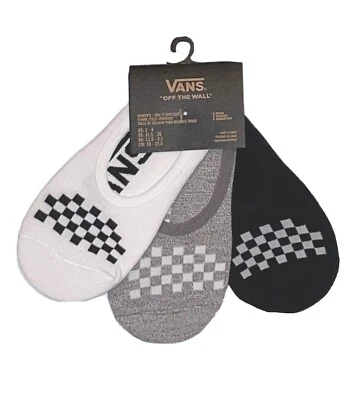 Calcetines Vans Off The Wall No Show o Crew 2-3 pares paquete niñas 1-6/mujeres 6-10/9-13 Foto 1 de 2