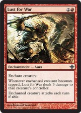 LUST FOR WAR FOIL Rise of the Eldrazi MTG Magic the Gathering Cards DJMagic