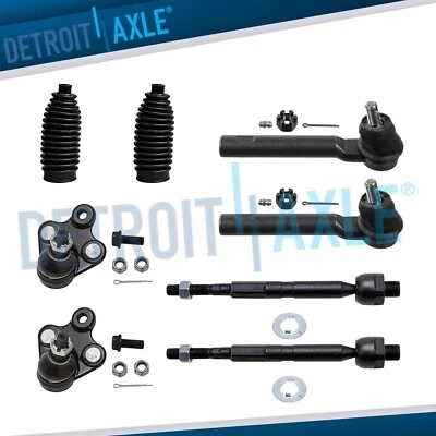 Front Tie Rods w/Boots Lower Ball Joints for 2007 2008 2009 2010 2011 Honda CR-V — 第 1/4 张图片