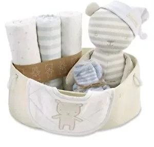 Baby Aspen Welcome Home Baby 10-Piece Layette Gift Set Blue 0-6 Months New Bear - Picture 1 of 8