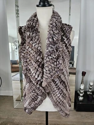 Женский жилет Bagatelle из искусственного меха с открытой передней частью размер M  - Изображение 1 из 4