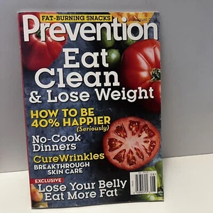 Prevention Magazine Aug 2014 eat clean be happy cook cure wrinkles, belly, fat - Picture 1 of 13