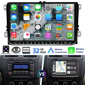Android 14 Carplay Autoradio GPS NAVI RDS Für VW GOLF 5 6 Touran EOS Tiguan Polo - Bild 1 von 15