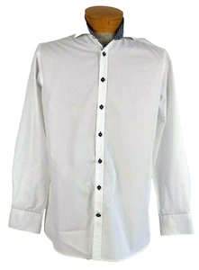 Vestido Sondergaard Copenhagen Fácil Cuidado Ajustado 39-15/32 Para Hombre Blanco Manga Larga... - Imagen 1 de 7