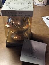 Vtg Millennial  LENOX Silver Christmas  Ornament silver plated never used.