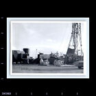 Vintage Photo INDUSTRIAL SCENE TRAILER AND CLASSIC CAR