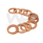 Copper Banjo Bolt Crush Washers X10 For Honda Cb250rs-Dc Deleuxe