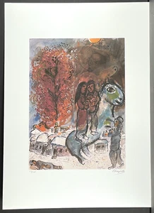 MARC CHAGALL * 50 x 70 cm * signed lithograph * limited # 251/300 - Bild 1 von 8