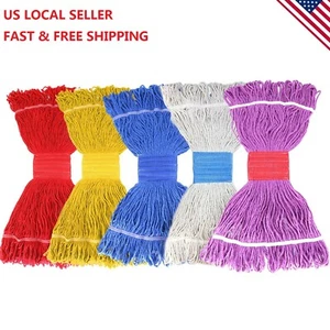 Industrial Grade Wringer Mop Head Refill Heavy Duty Loop End String Mop Refills - Picture 1 of 23