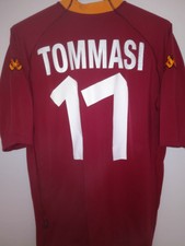 KAPPA vtg AS Roma 2000-2001 Tommasi soccer vintage maglia shirt camiseta calcio