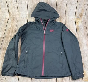 Women’s Mountain Hard Wear Dry Q Evap Jacket Full Zip Hooded Small Grey - Picture 1 of 7