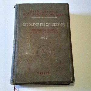 International Geological Congress USSR 1937 Report XVII  Vol 2 Moscow Foldouts - Bild 1 von 12