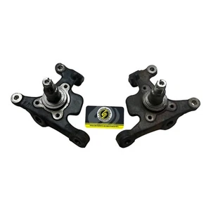 99-05 Mazda Miata OEM Front Steering Hub Knuckle Spindle Upright Pair L R NO ABS - Picture 1 of 2