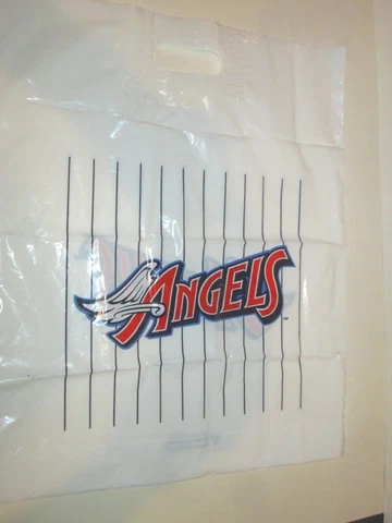 LOS ANGELES ANAHEIM ANGELS BASEBALL TEAM RETAIL PLASTIC BAG OLDER LOGO 1990'S Cover