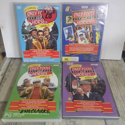 Lote Pacote Only Fools And Horses Series 1-4 BBC DVD Região 4 PAL TV Series - Imagem 1 de 3