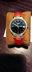LONGINES CONQUEST 2-tone WATCH, great cond., new battery, 2 leather bands - Picture 1 of 7