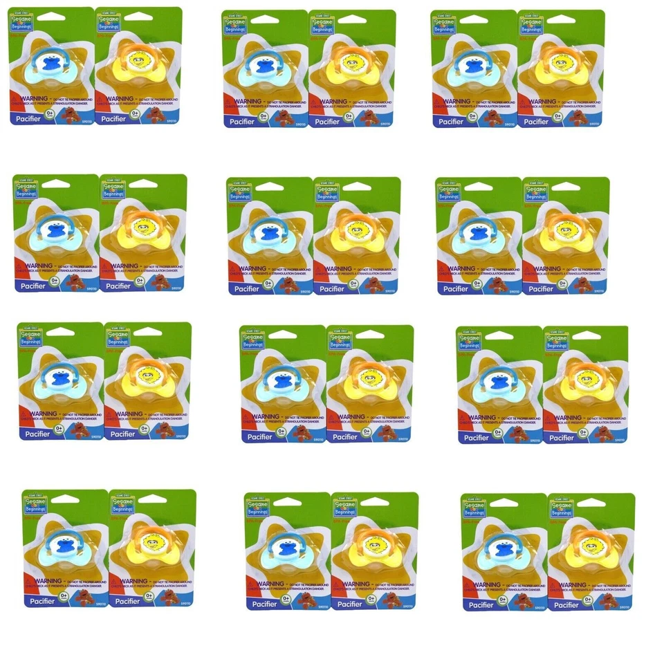 Chupete BL Sesame Beginnings Big Bird & Elmo 0+ Meses X 12 Piezas Foto 1 de 1
