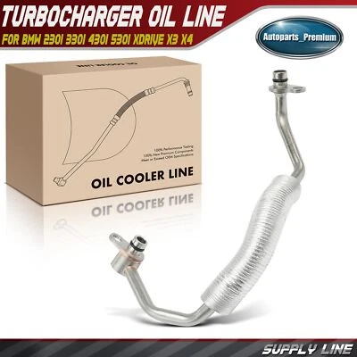 Supply Turbocharger Coolant Line for BMW 230i 17-21 330i 430i 530i xDrive X3 X4 - Image 1 of 4