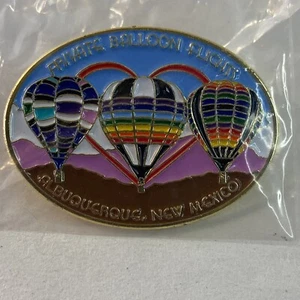 Spilla risvolto souvenir da collezione voli in palloncino privato Albuquerque Nuovo Messico - Foto 1 di 4