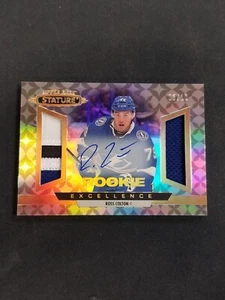 2021-22 UPPER DECK STATURE ROSS COLTON ROOKIE AUTO /10 JERSEY PATCH EXELLENCE - Picture 1 of 6