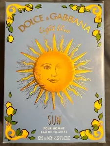 Dolce&Gabbana Light Blue SUN Pour Homme EDT 125ml, Ltd Edition, sealed,A+ cond'n - Picture 1 of 3