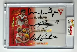 2023 Select Legacy AFL Sydney Swans Captain Signature 25/60 - Imagen 1 de 5