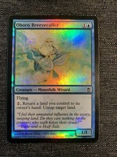 Oboro Breezecaller LP FOIL Saviors of Kamigawa Magic the Gathering MTG