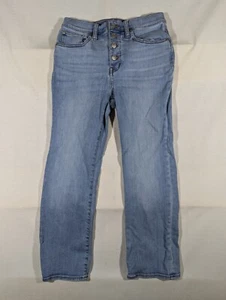 Pantalones de mezclilla Madewell para mujer 26 Cali Demi Bootcut lavado claro botón mosca azul - Imagen 1 de 11
