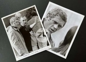 STEVE McQUEEN Bullitt YATES Behind the Scenes Dreharbeiten 2 Fotos 1968/69 - Bild 1 von 2
