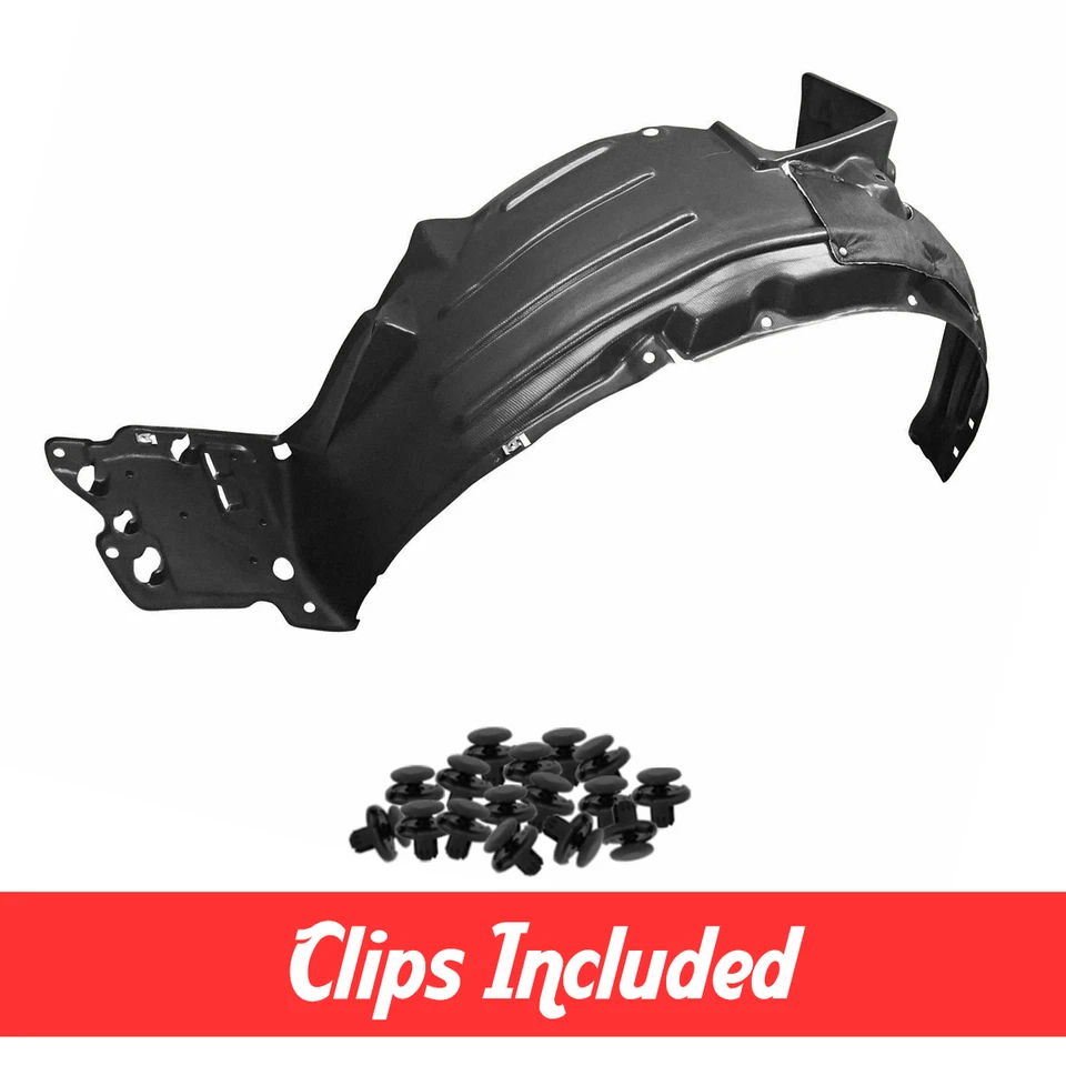 Накладка на переднее левое крыло с зажимами для Honda Fit DX EX-L LX HO1248181 2018-2020 годов выпуска - Изображение 1 из 4