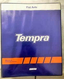 MANUALE ORIGINALE FIAT - MANUALE ASSISTENZA TECNICA FIAT PER TEMPRA M.Y. 1990 - Foto 1 di 15