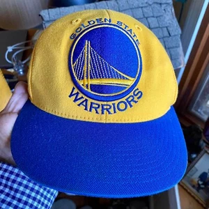 CLEARANCE Vintage NBA Golden State Warriors Fitted Hat Sz 7 1/4  - 7 5/8 Adidas - Picture 1 of 4