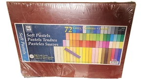 Loew-Cornell Soft Vintage Pastels in Wood Box Set of 72 Assorted Colors #889 - Picture 1 of 3