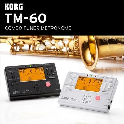 Korg TM60 Combo Tuner Metronome With Contact Microphone, Black - image 1 of 4