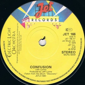 ELO - Confusion/Last Train To London 7" Vinyl Single  1979  Jet Records  - Picture 1 of 2