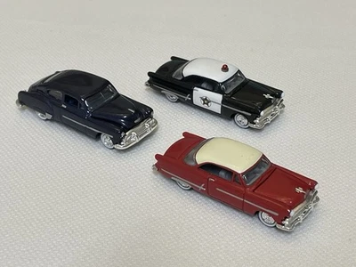 Mini Metals CMW 1953 Chevrolet Red 51 Ford Blue 53 Ford Police HO Scale 1/87 - Image 1 of 4