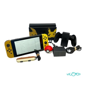 CONSOLA PORTATIL NINTENDO SWITCH POKEMON LETS GO PIKACHU EEVEE EDITI E0453400HG - Imagen 1 de 5