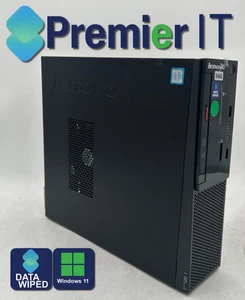 Lenovo S510 SFF Desktop PC - Intel Core i3-6100 - 8GB RAM + 500GB SSD - Picture 1 of 6