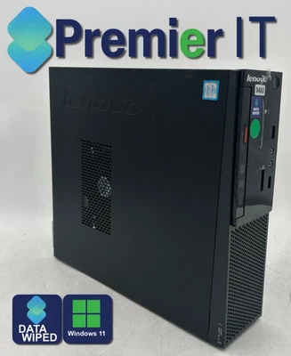 Lenovo S510 SFF Desktop PC - Intel Core i3-6100 - 8GB RAM + 500GB SSD - Image 1 of 4