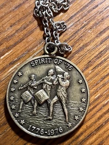 Medaglione Bronzo Zecca Commemorativa Vintage 1976 'Spirito del '76' Ltd Ed #103416 - Foto 1 di 4