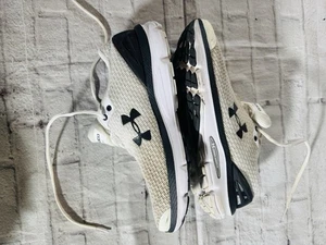 Zapatos para correr Under Armour Charged Gemini para hombre talla 8,5 blanco roto gris malla superior - Imagen 1 de 7