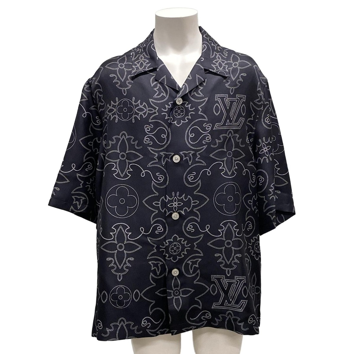 sacai × PENDLETON 21AW pattern L/S T BLK sacai × PENDLETON 21AW pattern L/S T BLK（Louis Vuitton Silk