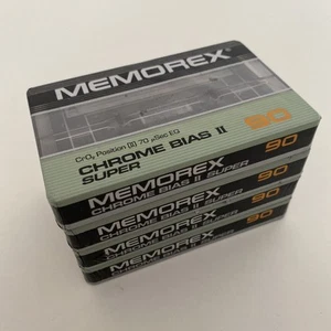 Memorex Chrome Bias II Super 90 1985 Type 2 Blank Cassette New & Sealed - Picture 1 of 20