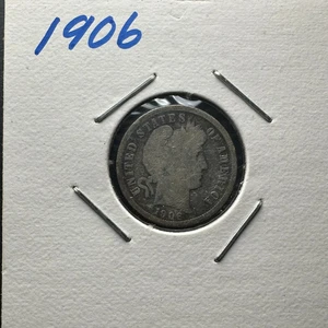 Dime da barbiere 1906 molto circolato - Foto 1 di 4