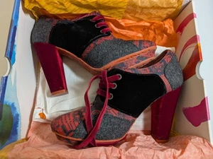 New Women's Desigual MASCULINES PISTARINI Heel Pumps Shoes US 6 EUR 37 UK 4.5 - Picture 1 of 13