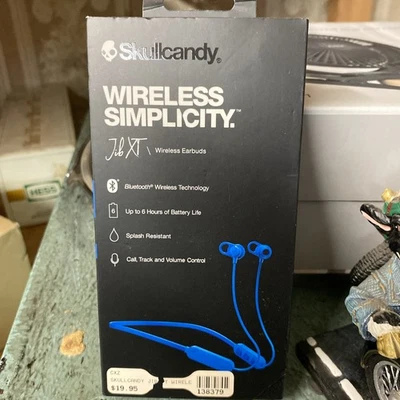 Skullcandy Jib XT Active Wireless Sport Earbuds - Blue