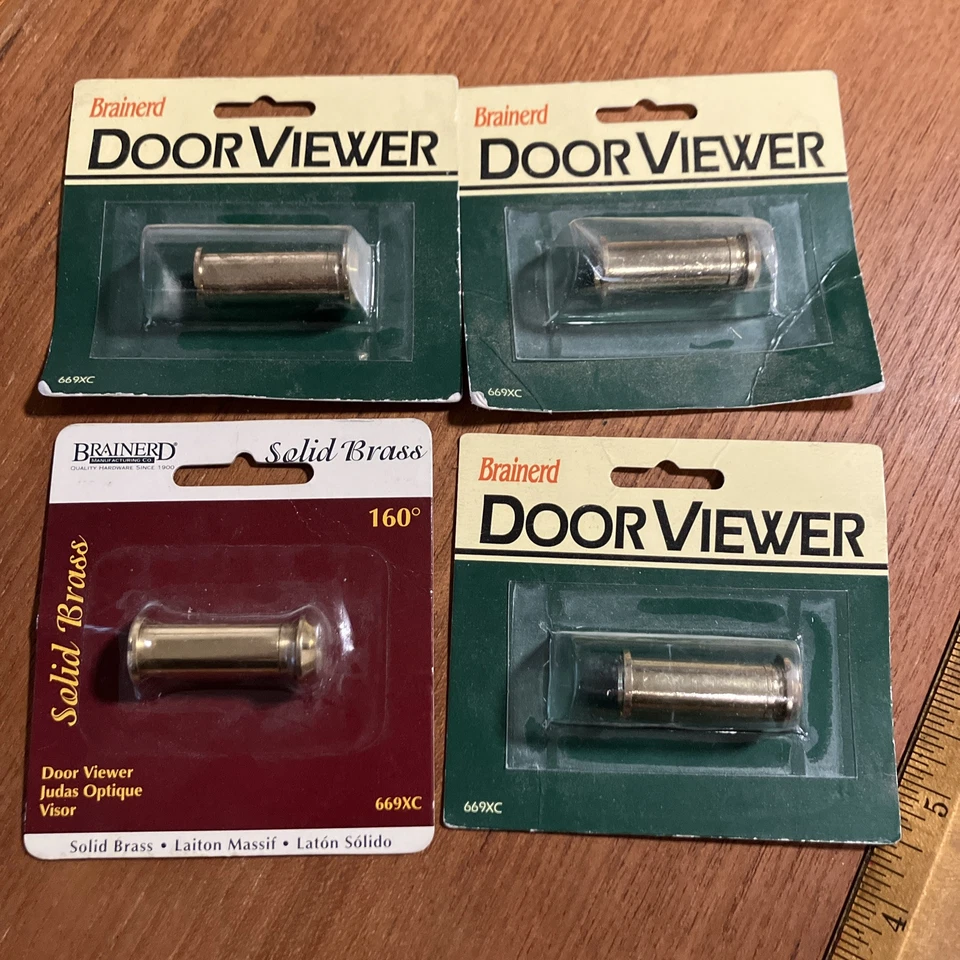 Brainerd Brass Door Viewer Individually Retail Packaged 669XC