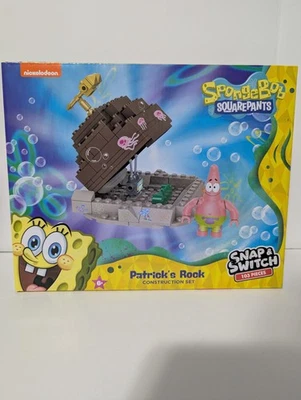 SpongeBob SquarePants Patrick’s Rock Snap And Switch Set 103 Pieces Set New - Image 1 of 4
