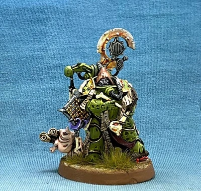 Warhammer 40k painted Chaos Space Marine Death Guard Deathguard Tallyman CSM091 - Image 1 of 4
